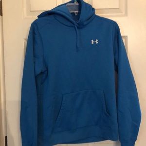 Under armor blue hoodie medium like new